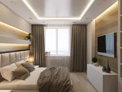 Modern rectangular bedroom design
