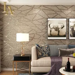 How to highlight a wall in a living room interior