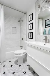 Bath Design With White Door