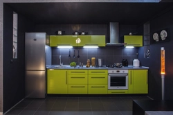 Прямой кухонный гарнитур дизайн кухни