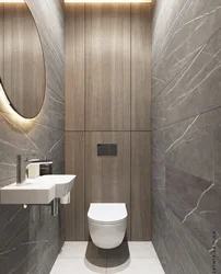 Interior of a small toilet in a separate apartment