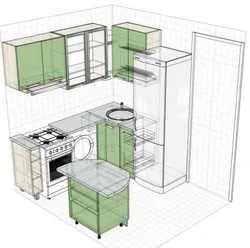 Дизайн Кухни В Хрущевке С Газовой Колонкой И Холодильником Стиральной