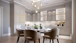 Neoclassical Kitchen Design Photo In The Interior