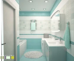 Bathroom mint interior