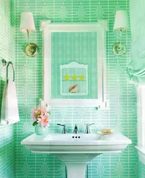 Bathroom mint interior