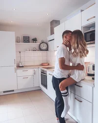 Photo Together In The Kitchen