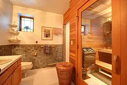Interior bath with sauna