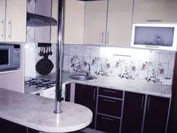Kitchens In Khrushchev With Bar Counters Design