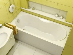 150 cm bathtub in the interior