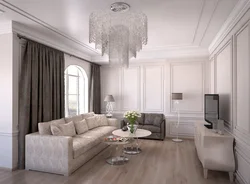 Neo classic living room interior