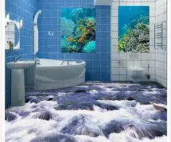 Bathroom tiles 3d design