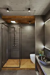 Mənzil dizaynında müasir duşlar