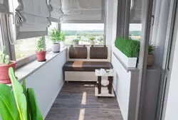 Balkonlar və lojikalar üçün mebel fotoşəkili