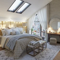 Bedroom Style In The Interior Of A Country House