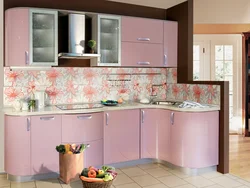 Kitchen photo pink facade