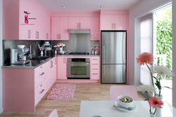 Kitchen Photo Pink Facade