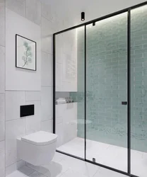 Дизайн ванной со стеклом