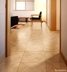 Tiles In The Hallway And Kitchen Photo