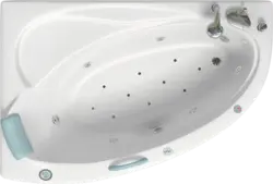 Угловая ванна с гидромассажем фото