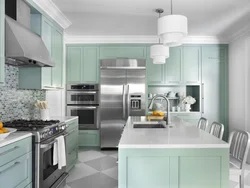 Combination With White Color In The Kitchen Interior