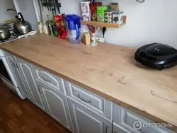 Дуб бунратти в интерьере кухни