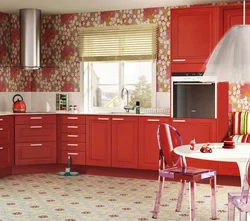 Wallpaper For Red Kitchen All Photos