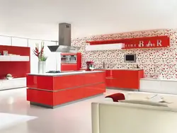 Wallpaper For Red Kitchen All Photos