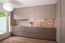 Matte kitchens in a modern style photo