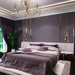 Purple bedroom design