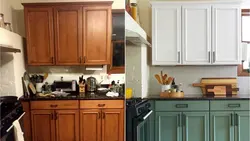 Перафарбоўваем кухню фота