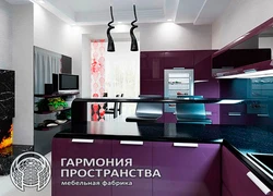 Какие цвета сочетаются с баклажановым цветом в интерьере кухни