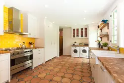 Floor kitchen in the kitchen photo