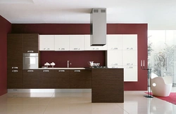 Interior Color Combination In Cherry Kitchen