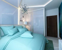 Дизайн Голубой Маленькой Спальни