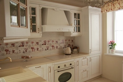 Provence kitchen style photo in light colors