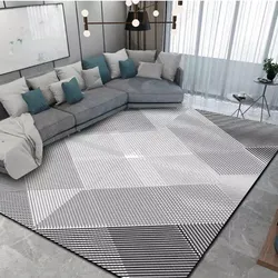 Современные ковры на пол в гостиную в интерьере