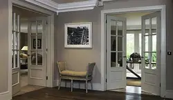 Дизайн Распашных Дверей В Гостиной