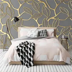 Fashionable wallpaper 2023 for bedroom photo design