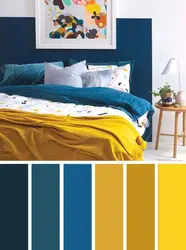 Bedroom Design Blue Yellow