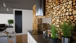 Идеи декора стены на кухне фото