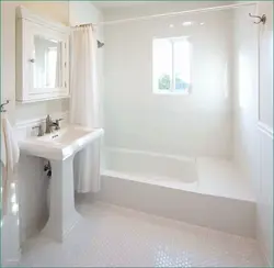 Ванная комната дизайн светлый пол