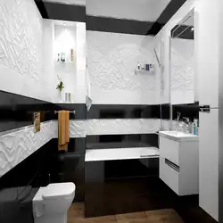 Белая ванна дизайн с вставками
