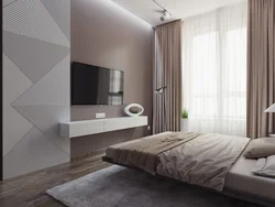 Bedroom design in tones modern style real