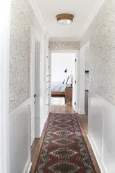 What wallpaper is trending for the hallway photo