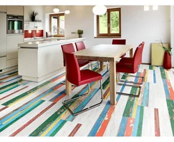Kitchen Floor Color Photo