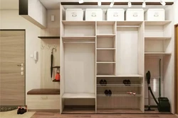 Hallway cabinet design with photo dimensions