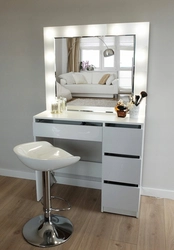 Makeup Tables With Mirror For Bedroom Photo