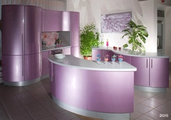 Round kitchen interior photo