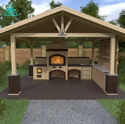 Layout Of A Summer Kitchen In The Country With Photos