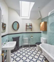 Дизайн ванной комнаты с высокими потолками